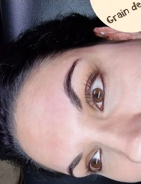 Avant maquillage permanent sourcils Tours - sourcil avant prestation